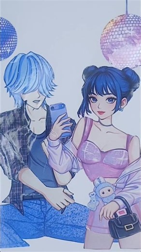 Huntrix ZOEY and SAJA BOYS- k pop demon hunters/sticker book diy#k #kpop #art #golden #huntrix