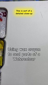 382K views · 11K reactions | Using a white wax crayon to seal small areas of watercolour is a great way to preserve colour quickly and easily. | The Artery Art Shop and Classes | Facebook