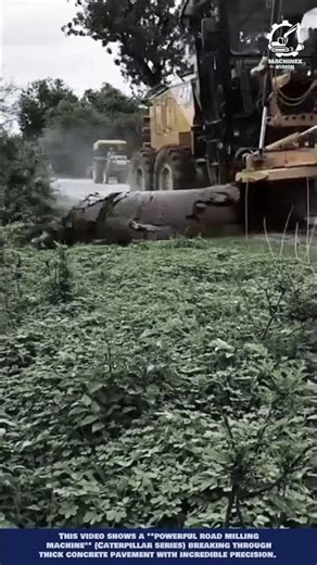 Road Milling Machine: Concrete Pavement Removal Innovation #machineinnovation