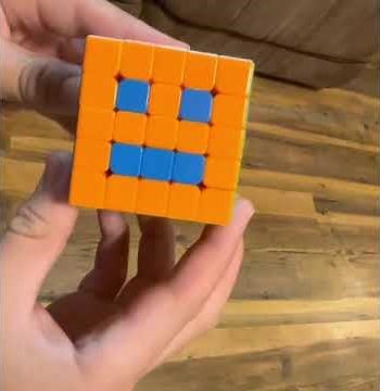 How to make a Awesome smiley face pattern on the 5x5 Rubik’s cube