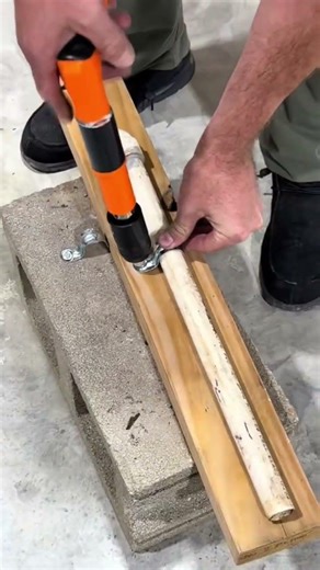Concrete nail gun! #concrete #tools #diy #fy #fyp