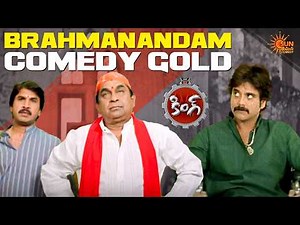 Brahmanandam & Nagarjuna Back to Back Comedy 😂 | King Movie Best Scenes | Telugu comedy scene