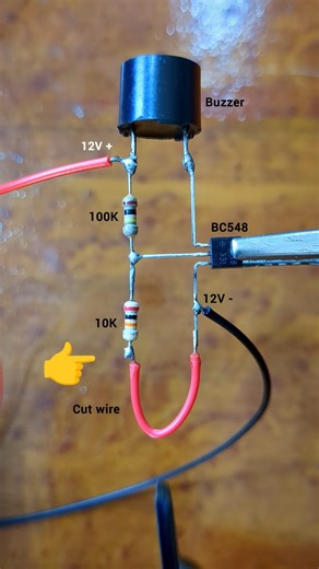 Simple security alarm project | electronics project #circuit #diyproject