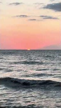 Raw sunset viewing/ no extra sound #sunset #beach