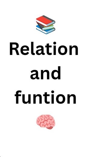 Relation and Function class 12th #student #maths