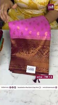 Special offer sale @ 799+$😊| Booking - 7305626399 | www.dsrsarees.com