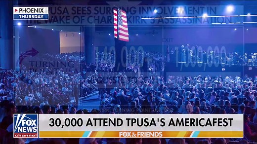 WATCH: Erika Kirk takes the stage before a massive AmericaFest crowd as Turning Point USA honors the legacy of Charlie Kirk. | Fox & Friends