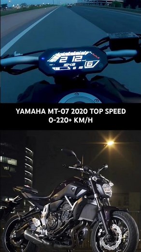 YAMAHA MT-07 2020 TOP SPEED 0-220+ KM/H | YAMAHA MT-07 TOP SPEED | MT-07 TOP SPEED | MT07 TOP SPEED