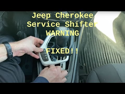 2017 Jeep Cherokee Latitude Service Shifter PRND Repair Steps - Bezel & Wiring Harness Part Numbers