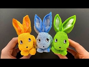 Basteln für Ostern: Osterhasen basteln als Deko - Osterdeko selber machen 🐇