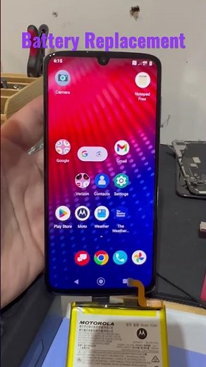 Battery Replacement Moto Z4