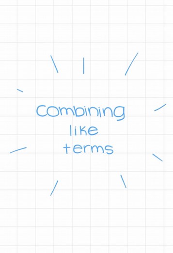 combining like terms !! #math #algebra #stem #fyp #simplemathforyou | Math