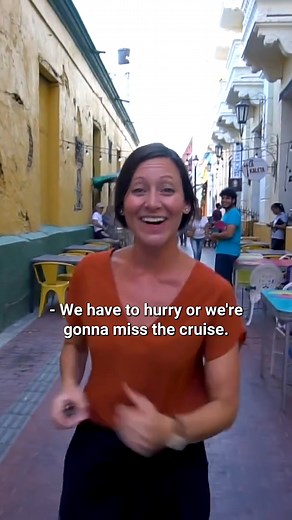 Close Call: Racing to The Cruise! 🏃‍♀ #reels #closecall #running #travelers #traveldiaries #exploretravel #cruise | Kara and Nate