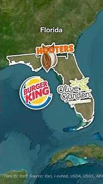 Fast Food by State #fastfood