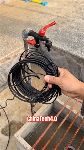 Self Regulating Electric Heat Cable | Prevent Freezing Pipes Easily #shorts #electrical #cable