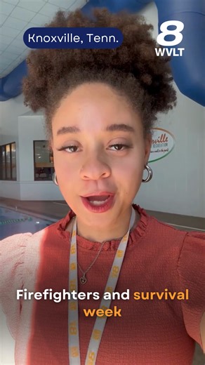 Sha'de is talking to firefighters today, making sure they know how to keep themselves safe so they can keep you safe! | WVLT