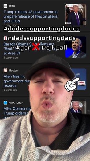 We are living in interesting times!! #gen❌ #dadssupportingdads #dudessupportingdudes #greenscreen #aliens