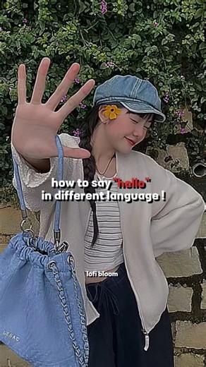how to say "hello" in different language!?