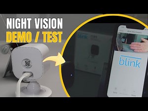 Blink Mini Indoor Camera Night Vision