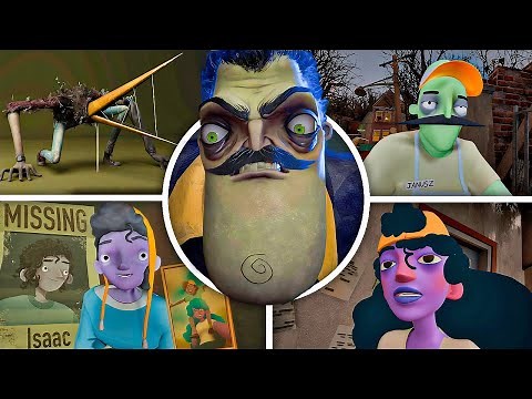 Hello Neighbor 3 Prototype 3 - All Endings