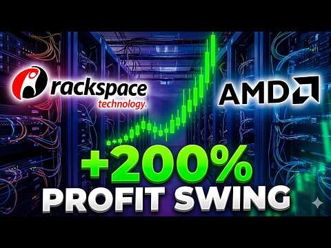 Rackspace RXT Stock up 200%! (SWINGS to Profit & AMD AI Cloud Deal)