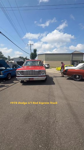 1978 Dodge Li'l Red Express Truck, Mopars at the Donut Cutter #twistedaxlemotorsports #SweetRides #donutcutter #mopar #dodgetrucks #lilredexpress #trucks #fblifestyle | Dynamic Detroit Mopars