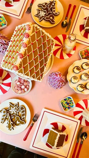 ✨ Step into a Peppermint Wonderland! 🍭🏠❄️ Our peppermint gingerbread decorating party is filled with candy canes, gumdrops, and cozy Christmas magic—everything you need to create the sweetest gingerbread house of the season. 🎄✨ If you love holiday baking, festive DIY traditions, and peppermint-anything, this merry little setup is pure sugary joy. Who’s ready to add a sprinkle of peppermint magic to their Christmas creations? 🍬🎅 🎄 SAVE this for your Christmas party ideas ❤️ SHARE with your 