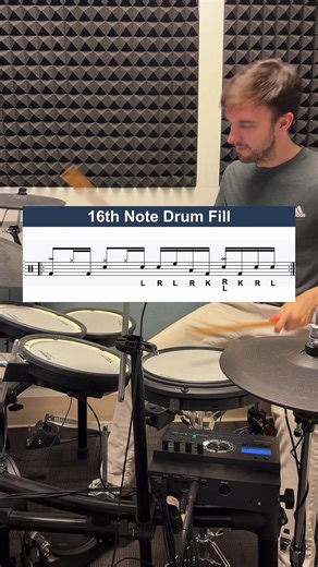Simple 16th Note Drum Fill You’ll Actually Use 🥁🤝