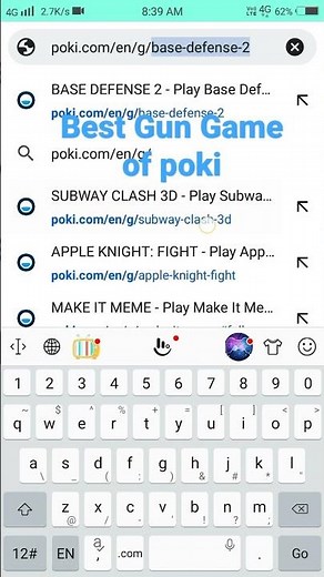 best gun game of poki.com #gun #chrome