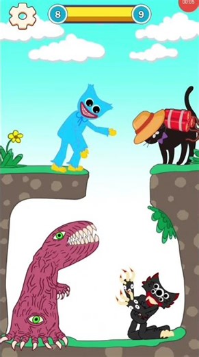 Huggy Wuggy Jump Scare 😱 Funny Horror Gameplay #Shorts‎