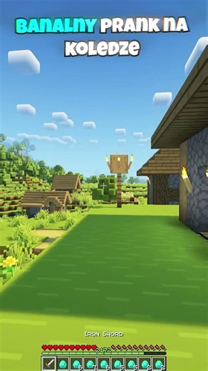 Banalny prank na koledze w Minecraft