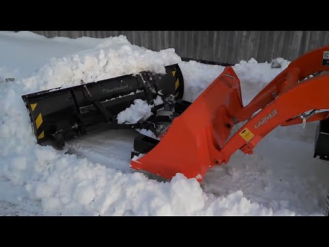 Snow Blade on Kubota Tractor