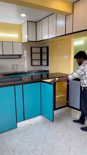 தமிழகத்தை கலக்கும் அலுமினியம் Modular Kitchen🤯! Aluminium Interior! Modular Kitchen #chennai #salem