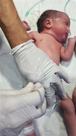 First Life-Saving Injection | Vitamin K IM Given to Newborn 💙#VitaminKShot #NewbornCare