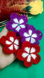 120K views · 1.4K reactions | Amazing  朗 Very Beautiful  two colours crochet flower new models.#reels #reelsvideo #crochet #knitting #diy #art #tips #artist #howto #tutorial #yarn #flowers #crochetflower #viralpost #reelschallenge #reelsfbシ #alamara | Alam Ara | Facebook