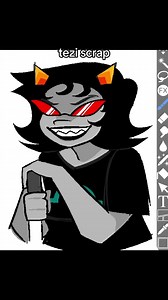 Terezi Pyrope Talksprite Fanart Breakdown
