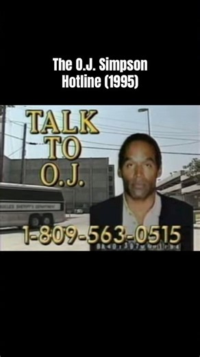 A look back at the 1995 historical "O. J. Simpson hotline"