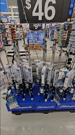 How much does a fishing rod with all its accessories cost at Walmart USA?