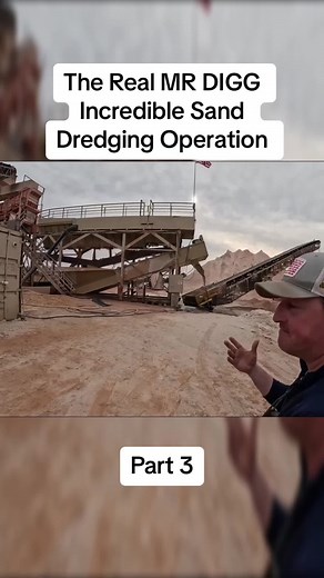 The Real MR DIGG Incredible Sand Dredging Operation #machine