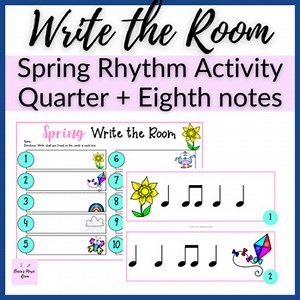 Write the Room : An Exciting Way to Write Rhythms and Melodies - Becca's Music Room