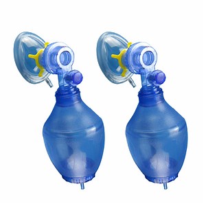 [Hot Item] CPR Resuscitation Equipment Emergency Resuscitation Kit Breathing Medical Manual PVC Manual Resuscitator for Infant Size