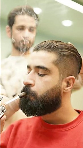 Brad Pitt FURY HAIRCUT - UNDERCUT haircut & Beard ASMR🔥