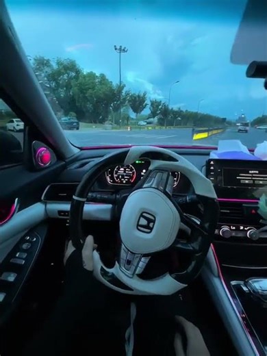 Honda Accord 10th & 11th Gen Carbon Fiber Steering Wheel Upgrade | Dynamic Ambient Light