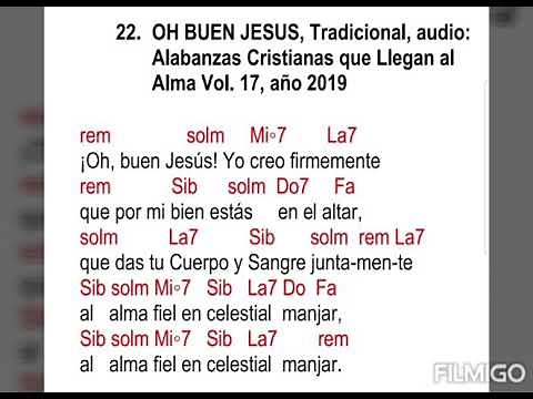 Oh Buen Jesús, Tradicional (con acordes)