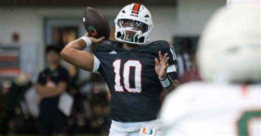 Projecting Miami’s two-deep depth chart at the halfway point of spring football