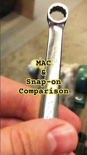 MAC & Snap-on wrench comparison #diy #mechanic #handtools #snapontools #shorts