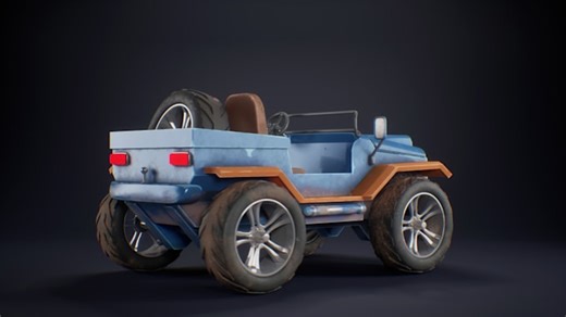 Crear texturas pbr realistas o estilizadas para autos