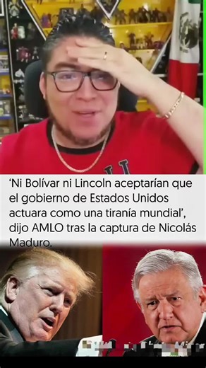 REAPARECE EL PRESIDENTE AMLO Y CONDENA LA CAPTURA DE NICOLAS MADURO, DICIENDOLE A DONALD TRUMP QUE NI LINCOLN APROBARÍA UNA MISIÓN COMO LA QUE ACABA DE HACER.