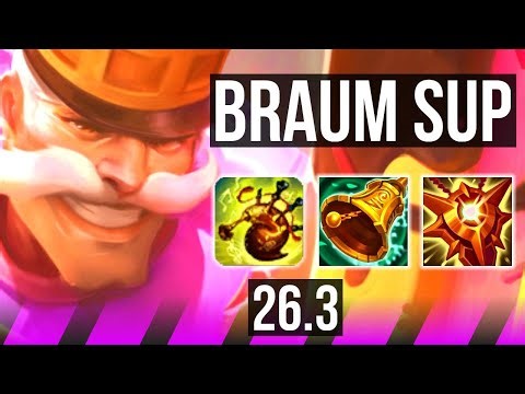 BRAUM & Yunara vs PYKE & Varus (SUP) | KR Master | 26.3