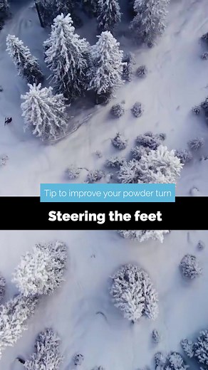 Tip to Improve Your Powder Turn on Skis. There are still spots available on our Freeride Camps this Winter. Link in bio @ATOMIC SKIING #weareskiing #skiing #ski #freeride #powderskiing #skitok